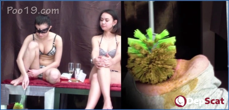 Download Milana Smelly - Duo Dominatrixes Destroy My Mouth and Defecate - Scat XXX, Shit Eating Porn - HD 720p from DepScat
