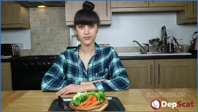 Download Ella Dearest in HD 720p Pissing Femdom Foodplay Session from DepScat